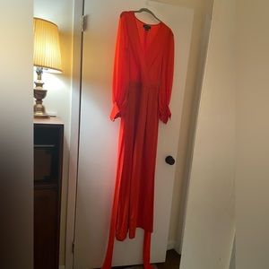 Marciano red/orange jumpsuit xs